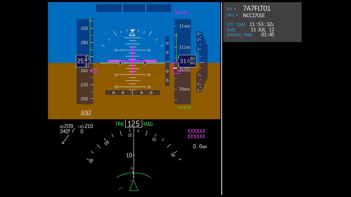 DME instrument gauge