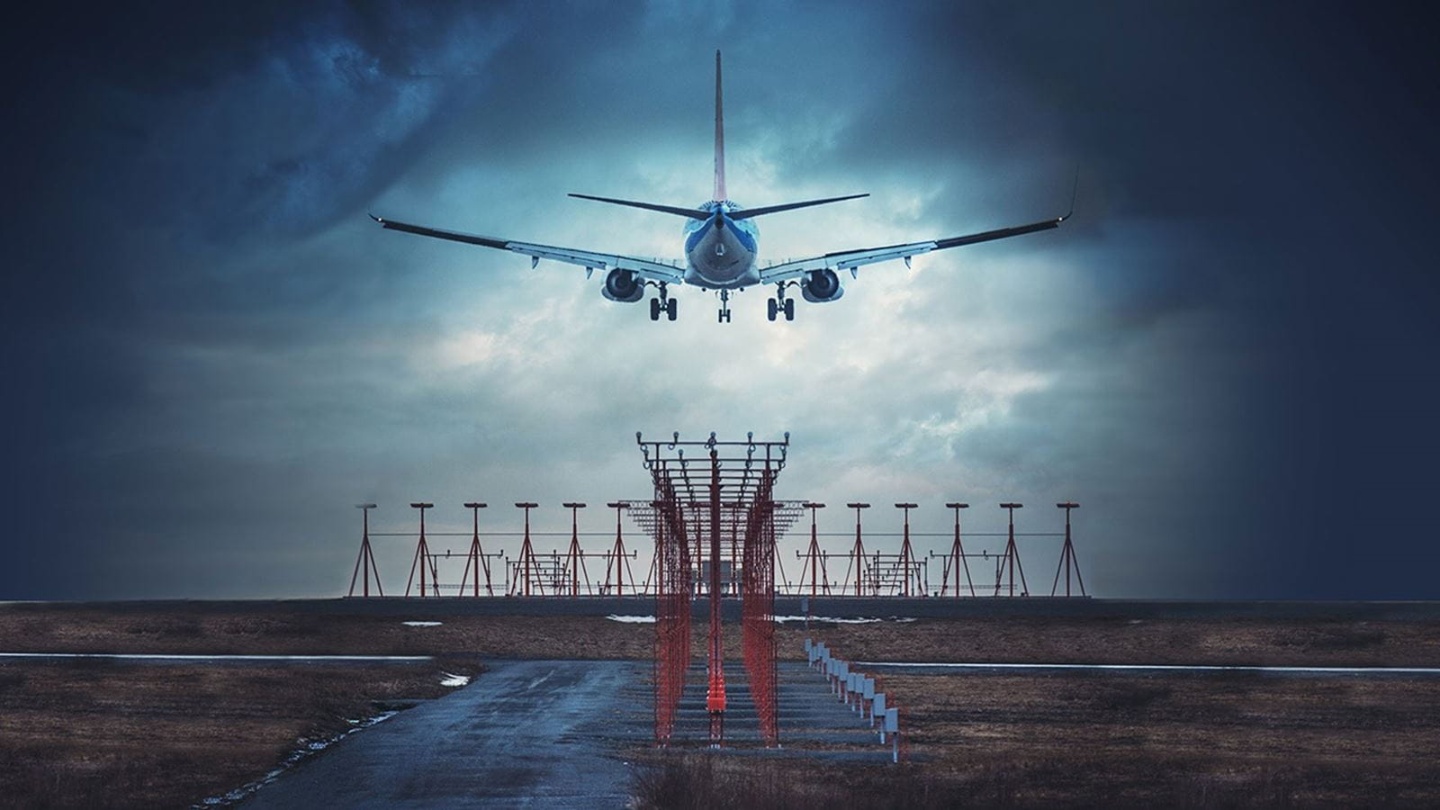 Airplane landing