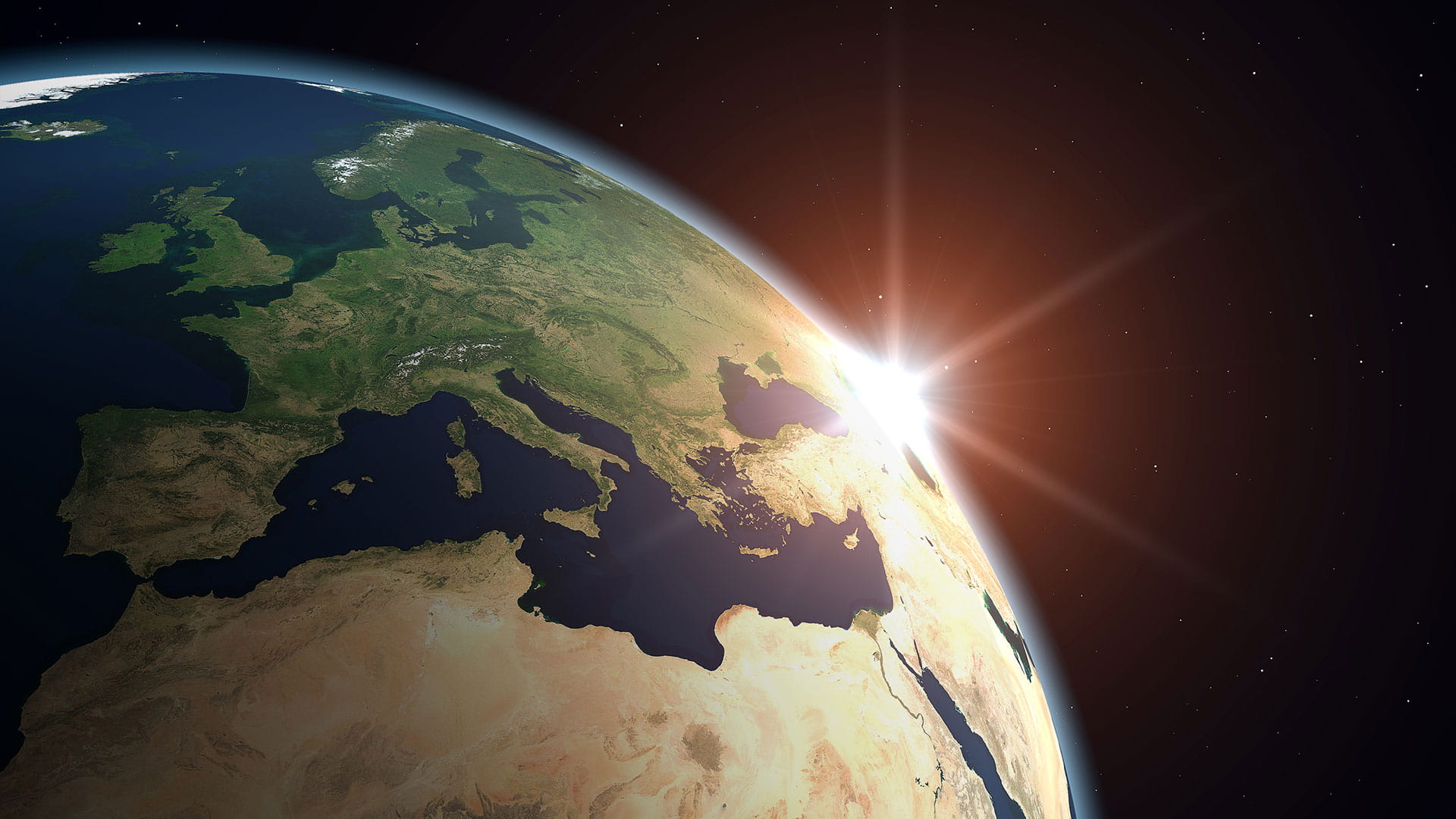 Europe from space