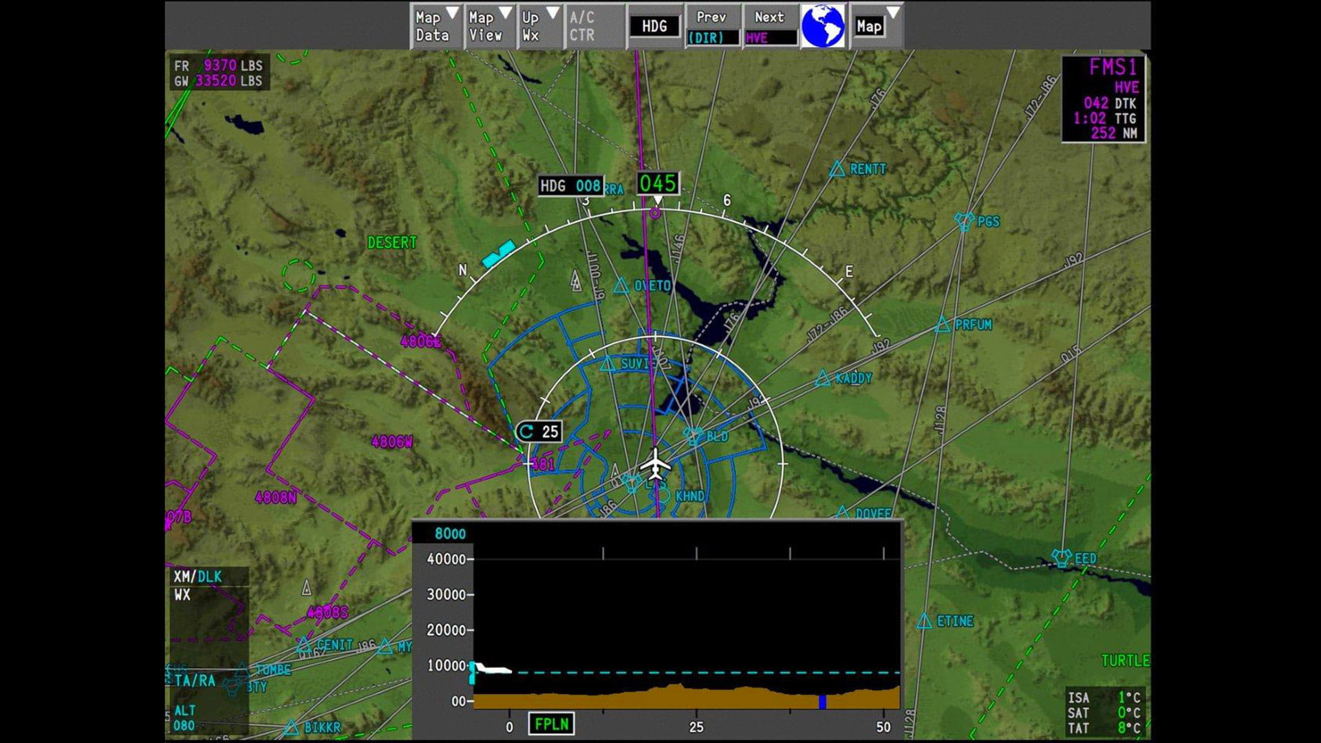 Pro Line Fusion and HGS for Gulfstream G280