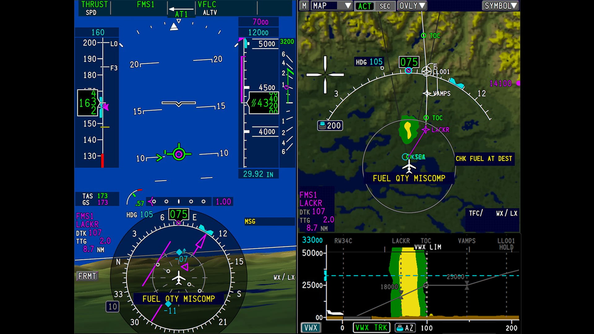 Pro Line Fusion and HGS for Gulfstream G280 - VWX