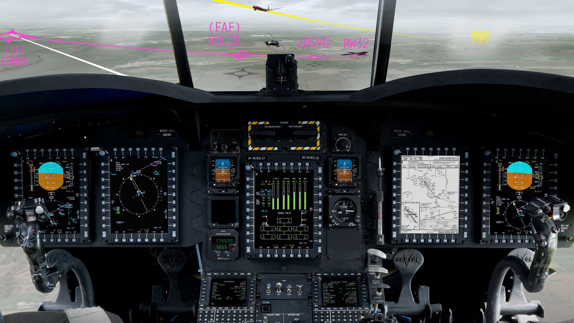 Flight deck CH-47
