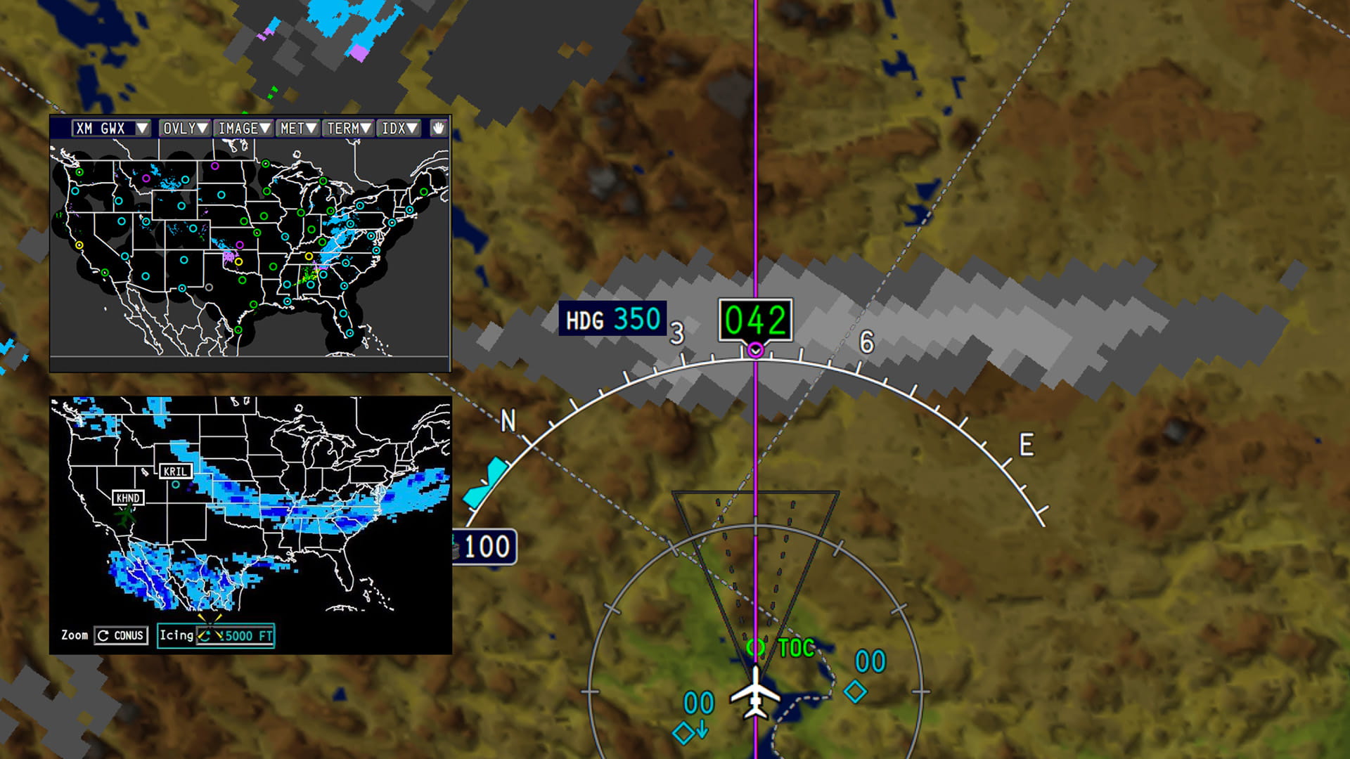 Pro Line Dual XM flight display