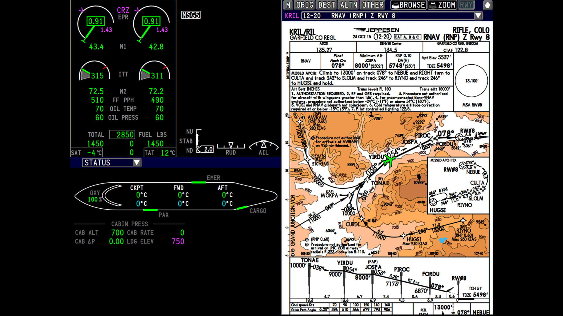 Pro Line IFIS display