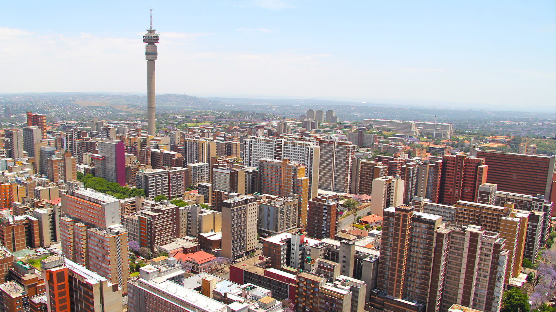 Cityscape in Africa 