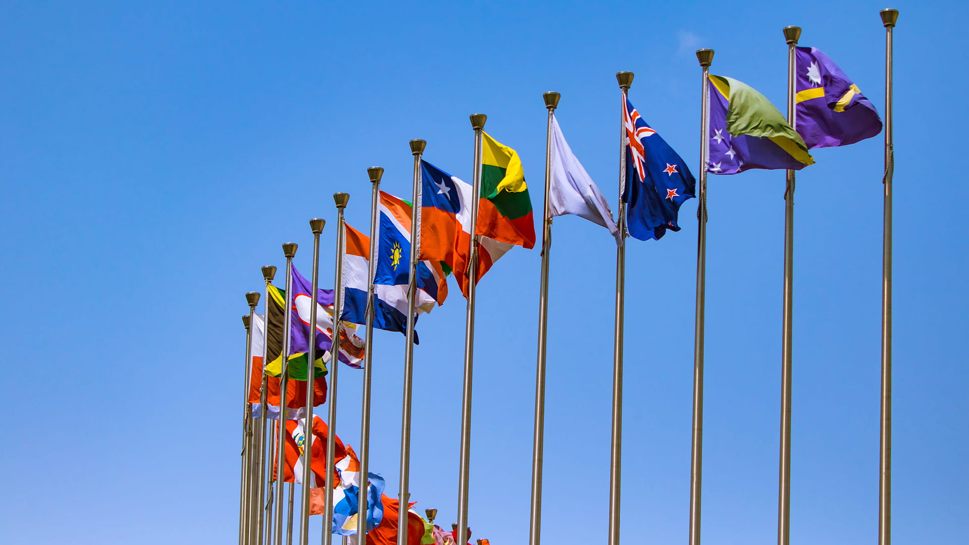 Flags of different countries