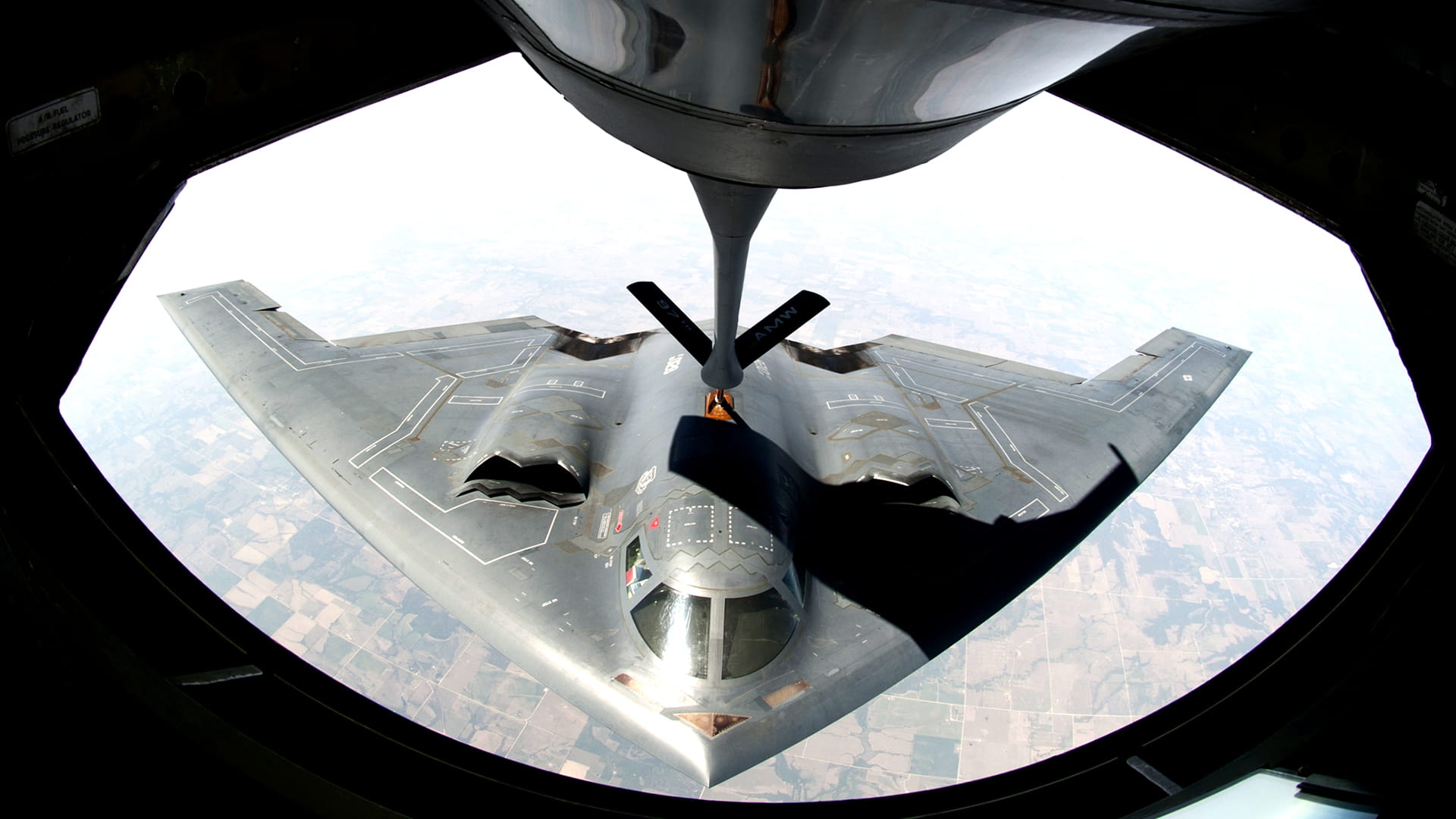 Military plane refueling