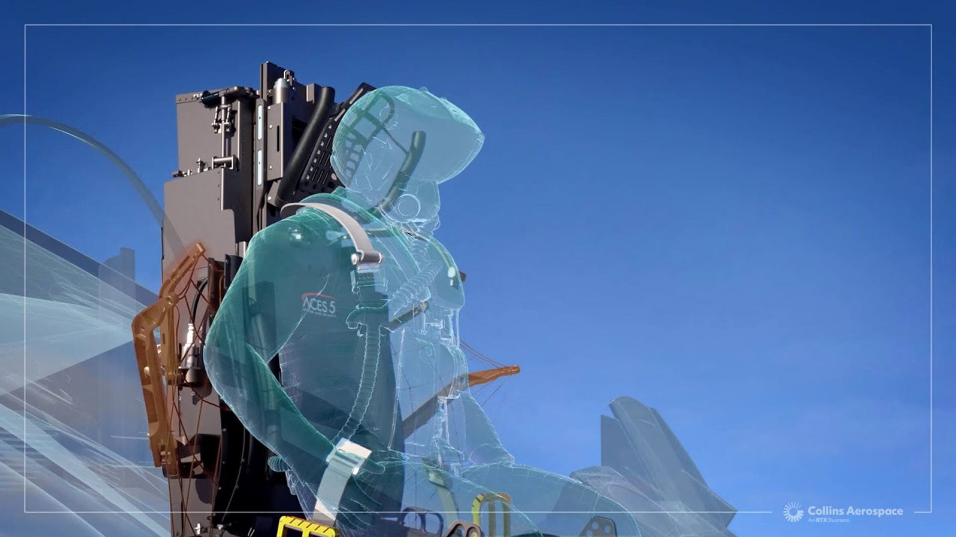 ACES 5 ejection seat deploying