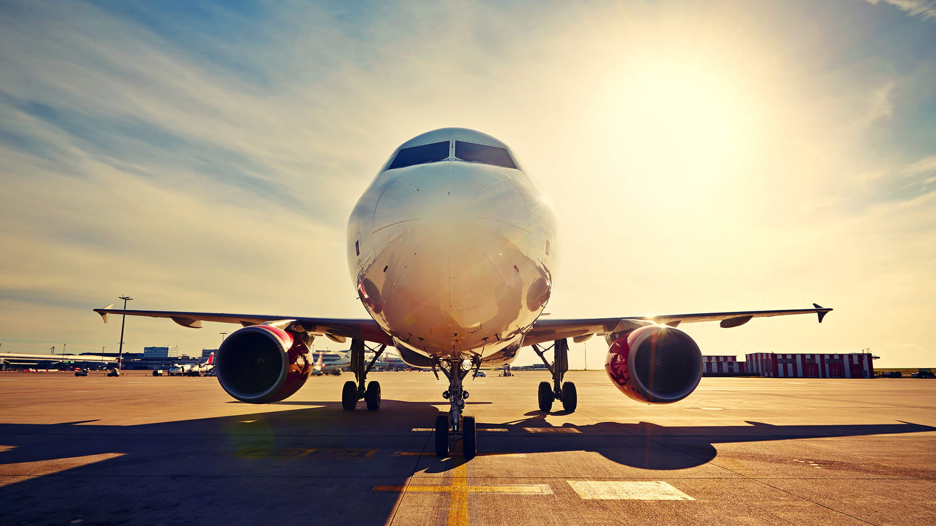 Airplane on runway