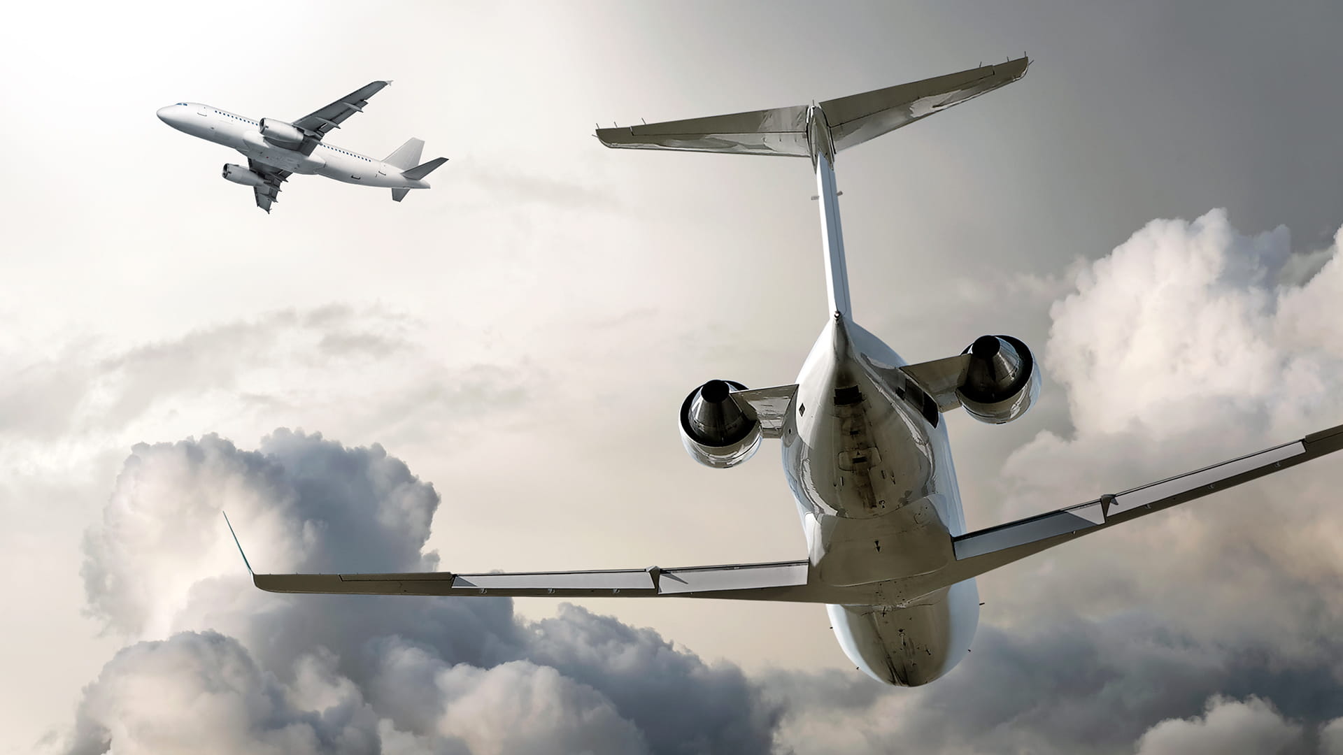 Airplanes in flight art