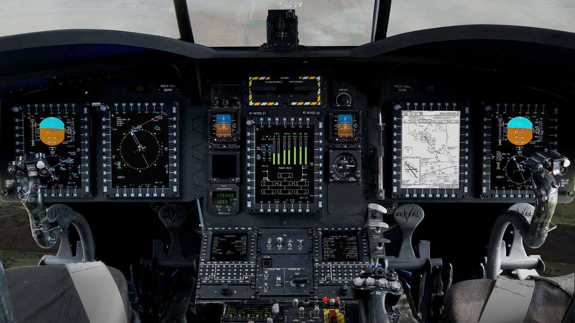 Chinook CH-47F Cockpit