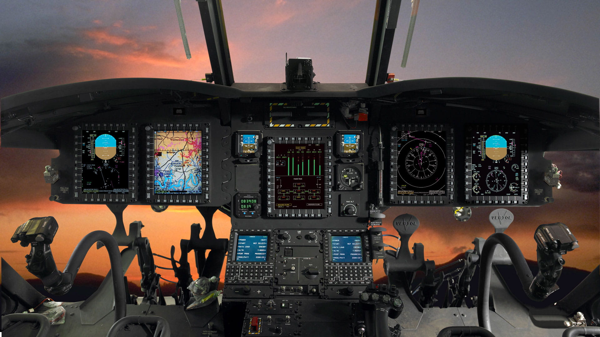 CH47F cockpit
