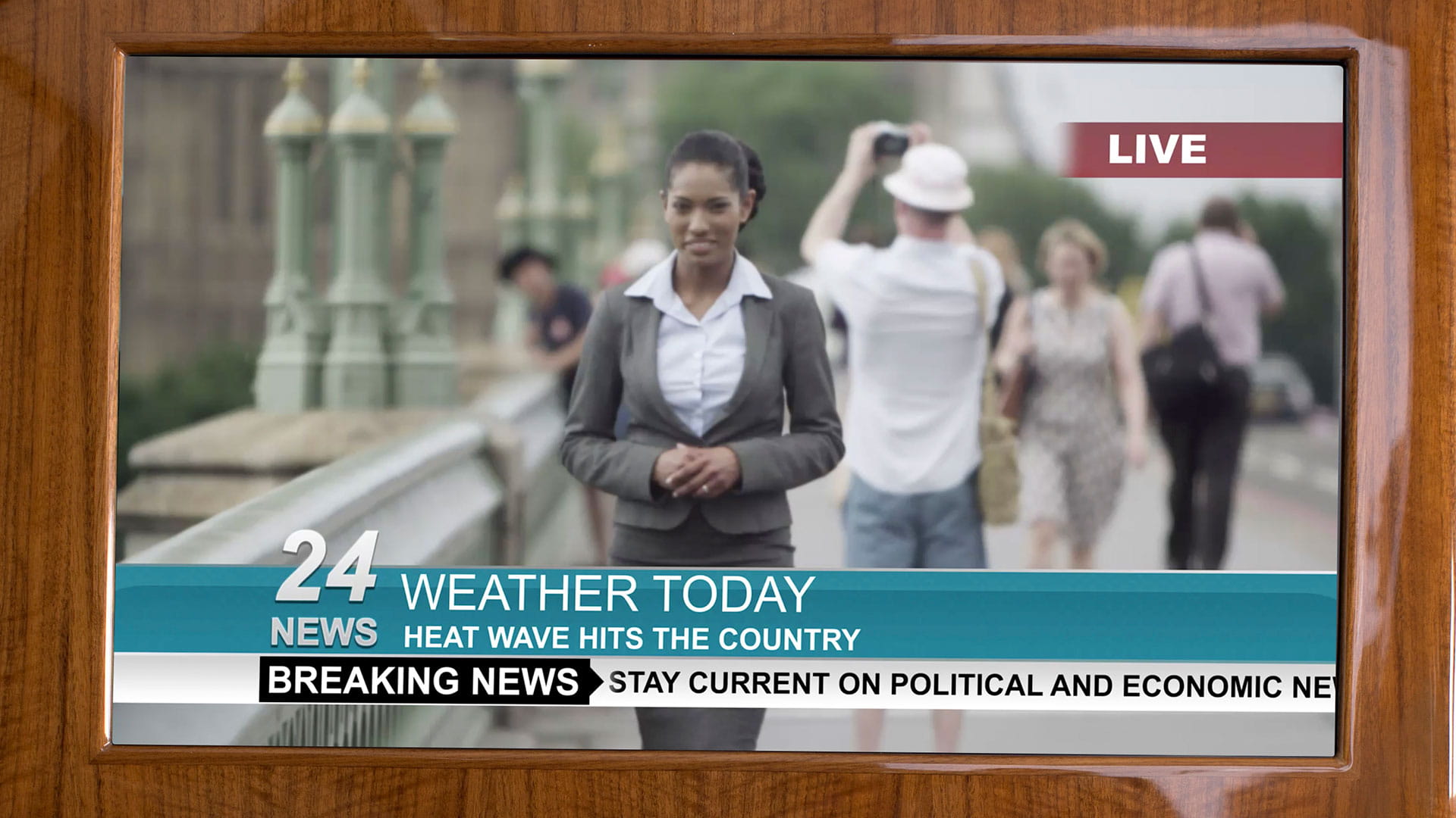 Infotainment view screen