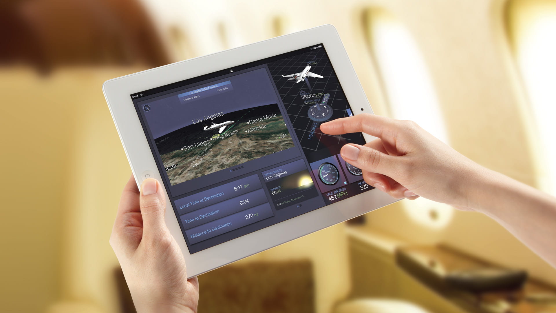 Person using tablet