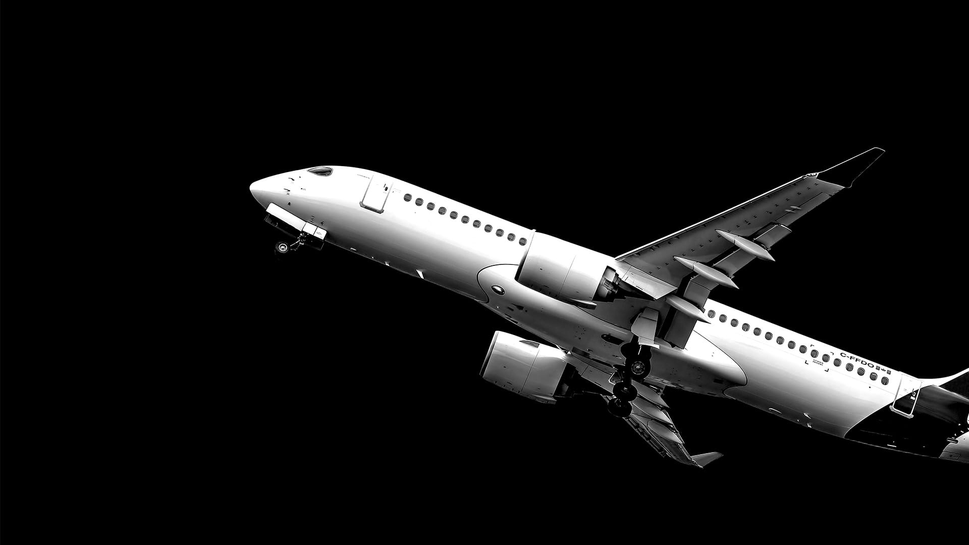 Plane ascending
