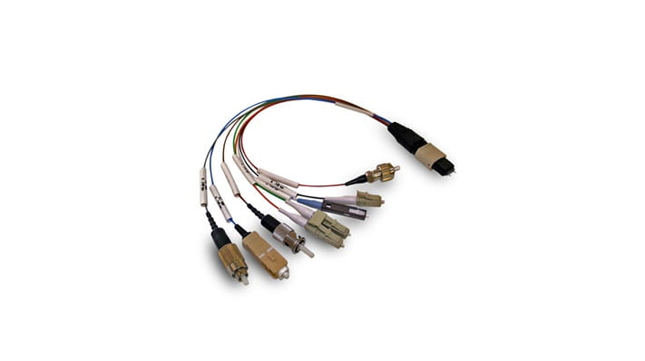 Fiber optics harness