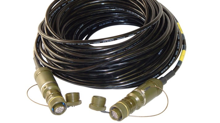 Fiber optics harness