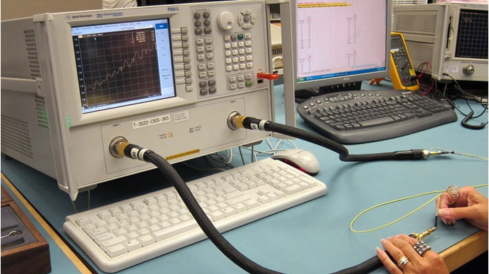 High speed cables connected to PC instrument