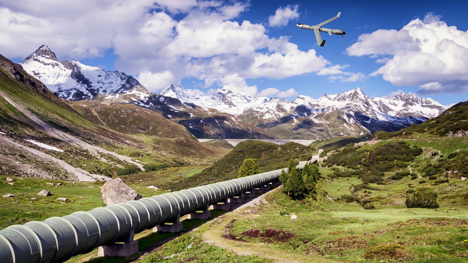 Large pipeline tunnel