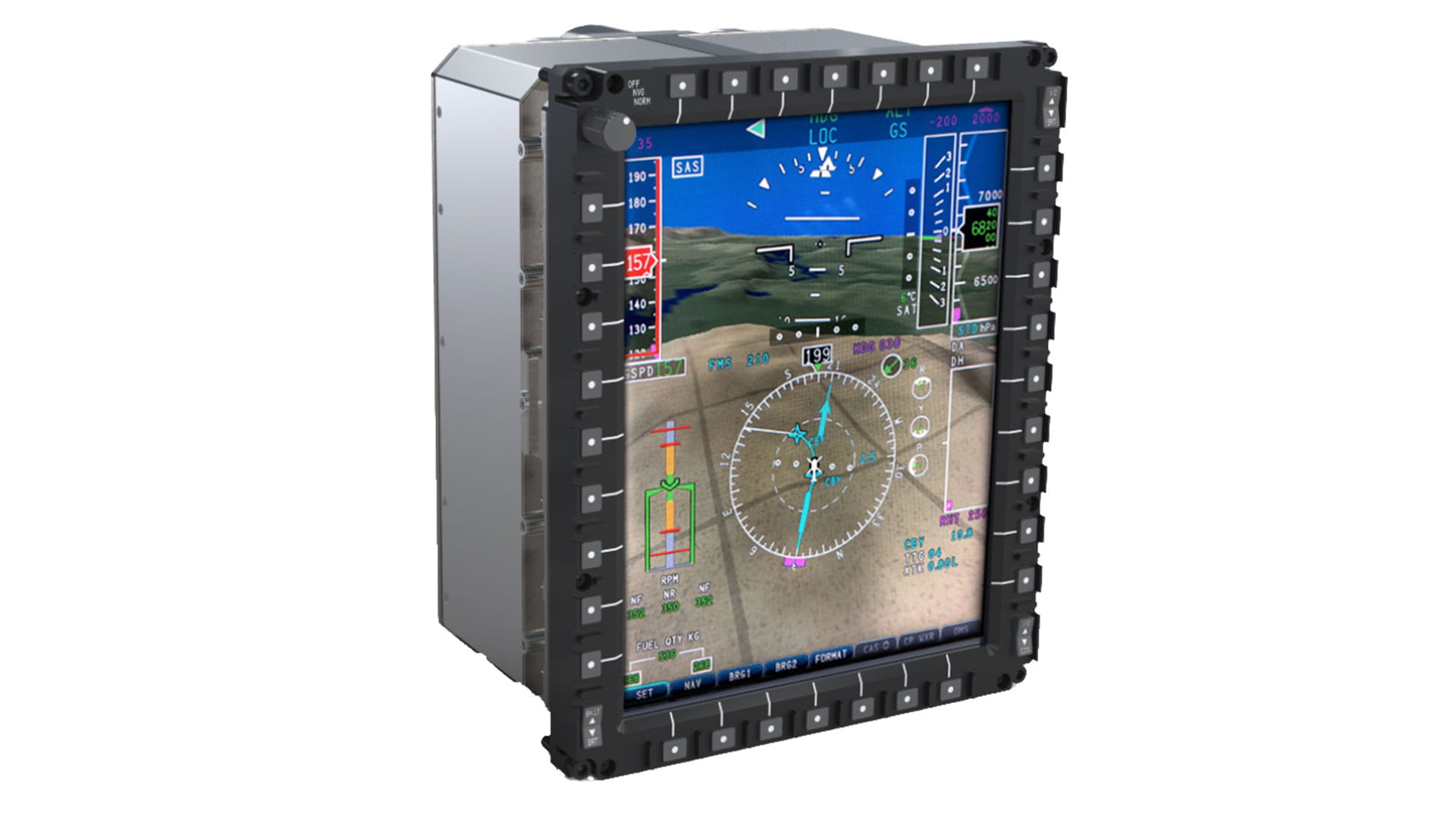 Aircraft pilot instrument panel