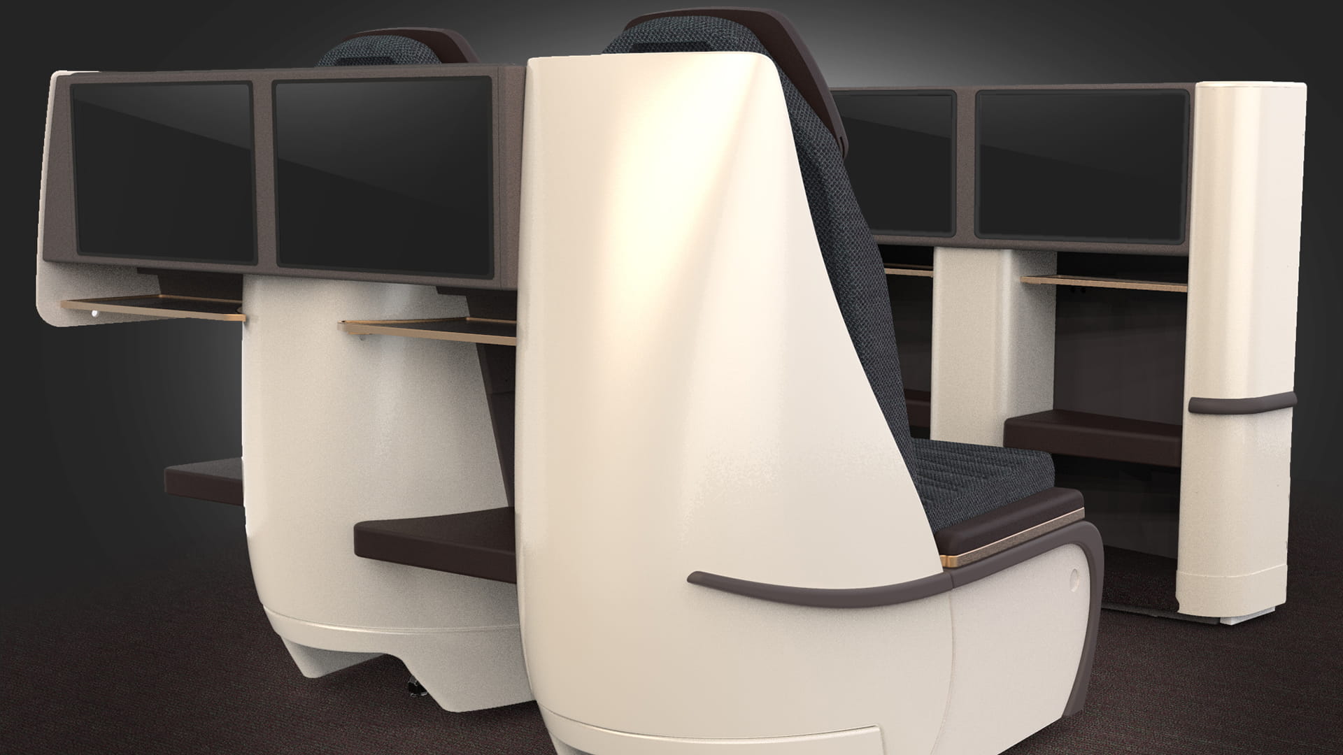 Parallel Diamond seating back view