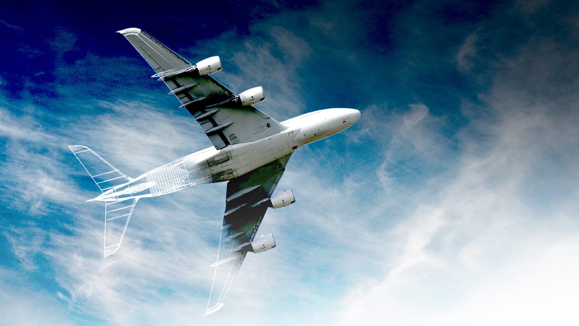Image of underside of A-kit on large military plane
