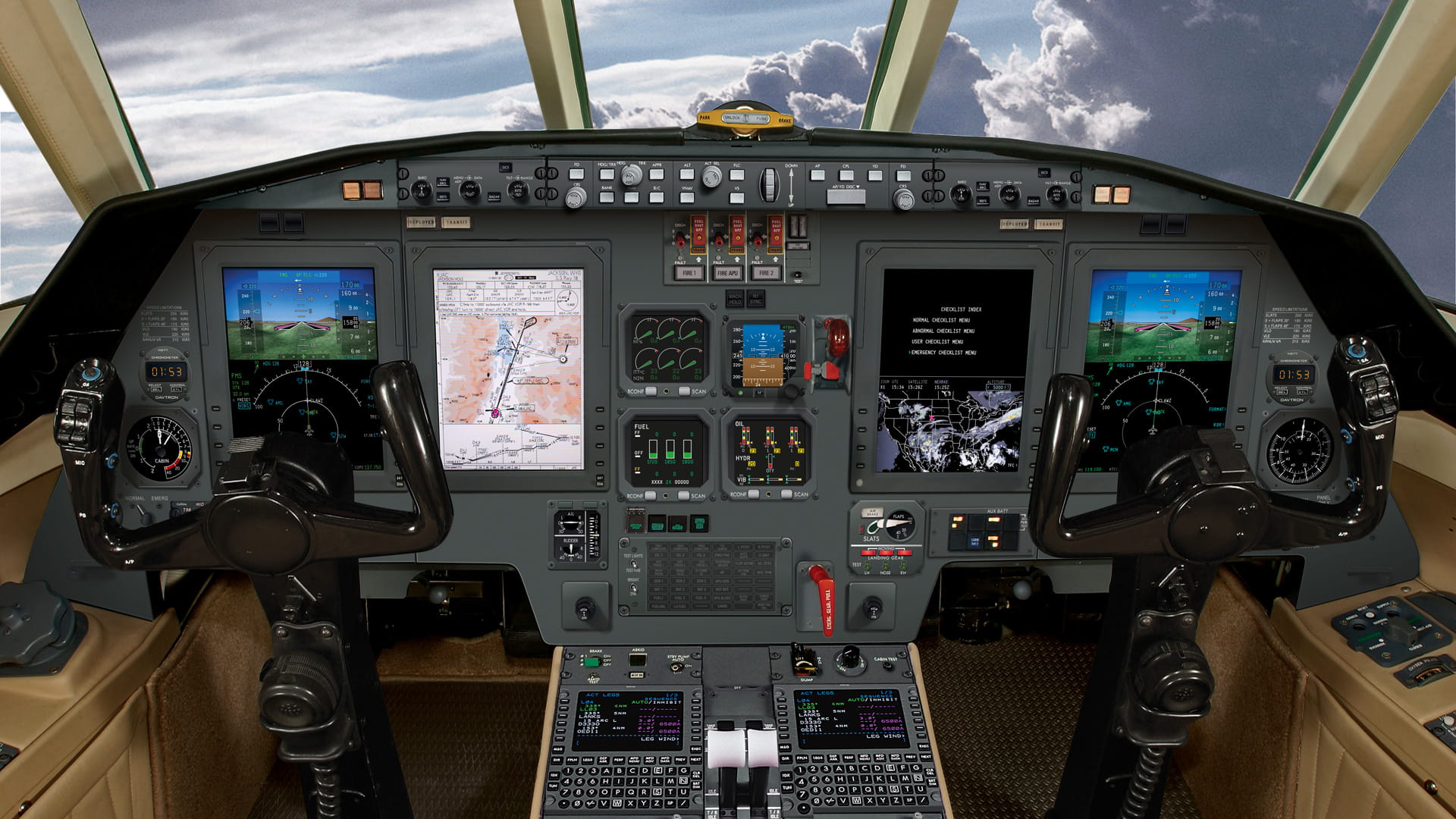 Pro Line 21 on the Falcon 2000