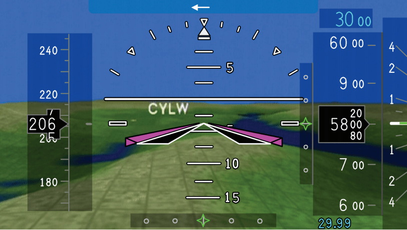 a map with flight details