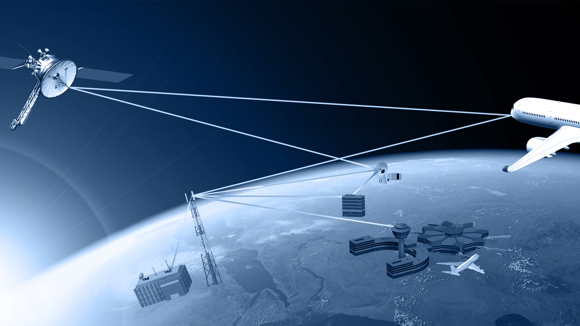 SSR-7000 Secure Server Router satellite illustration