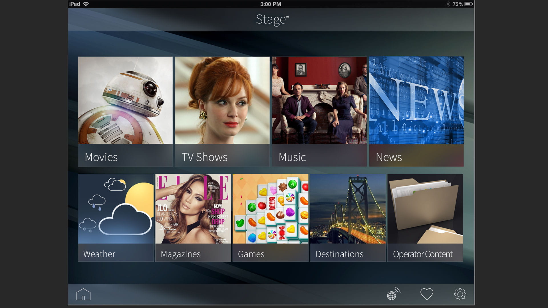 infotainment screen