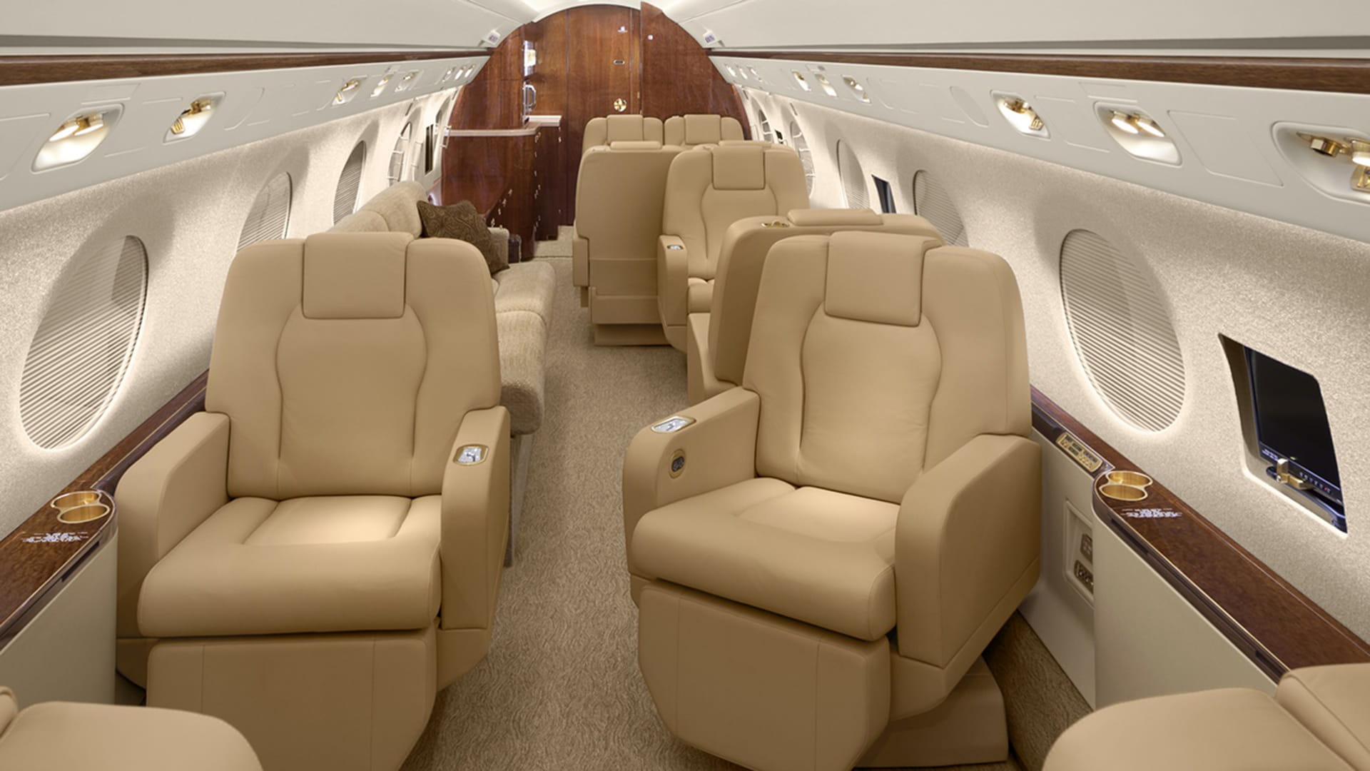 one variation of customization in aircraft cabin