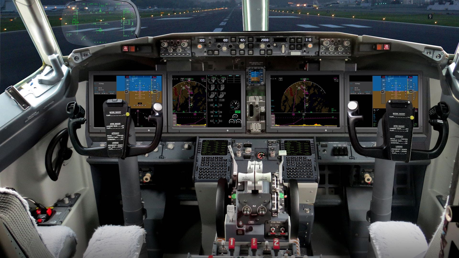 airplane cockpit