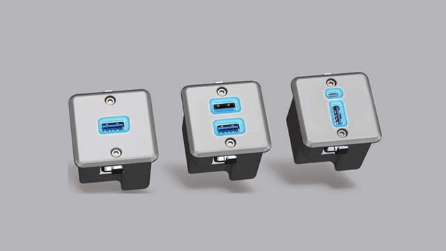 USB Type c charging ports