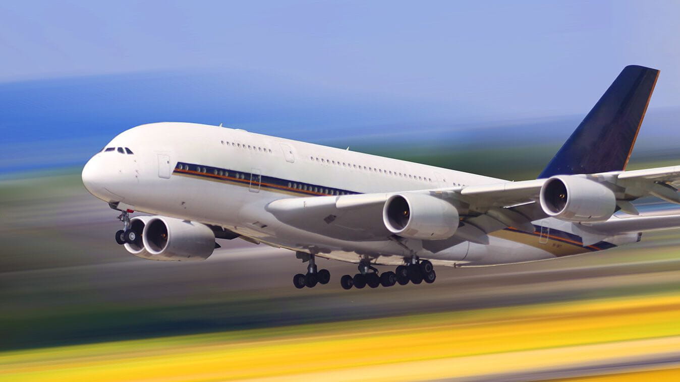 airplane taking off
