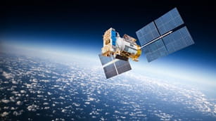 satellite in space