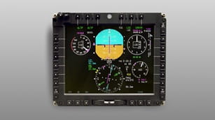 A Multi-Function Display highlighting MFD-268 dashboard 
