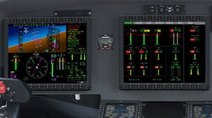 A Multi-Function Display highlighting MFD-2810 dashboard 
