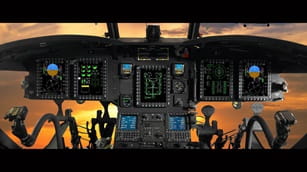 Helicopter cockpit