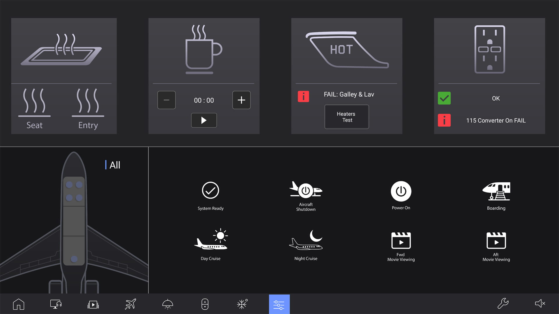 Venue GUI - customized saved presets