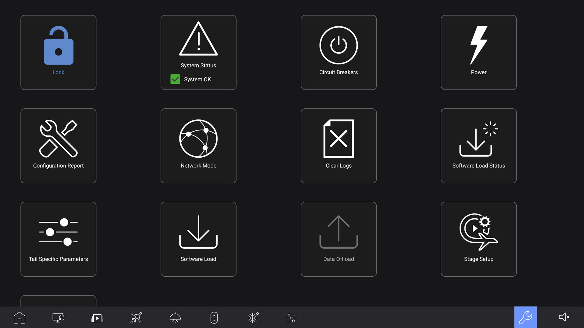 Venue GUI - Crew and maintenance system settings portal