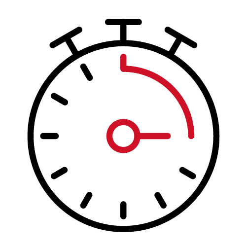 Icon of a stopwatch
