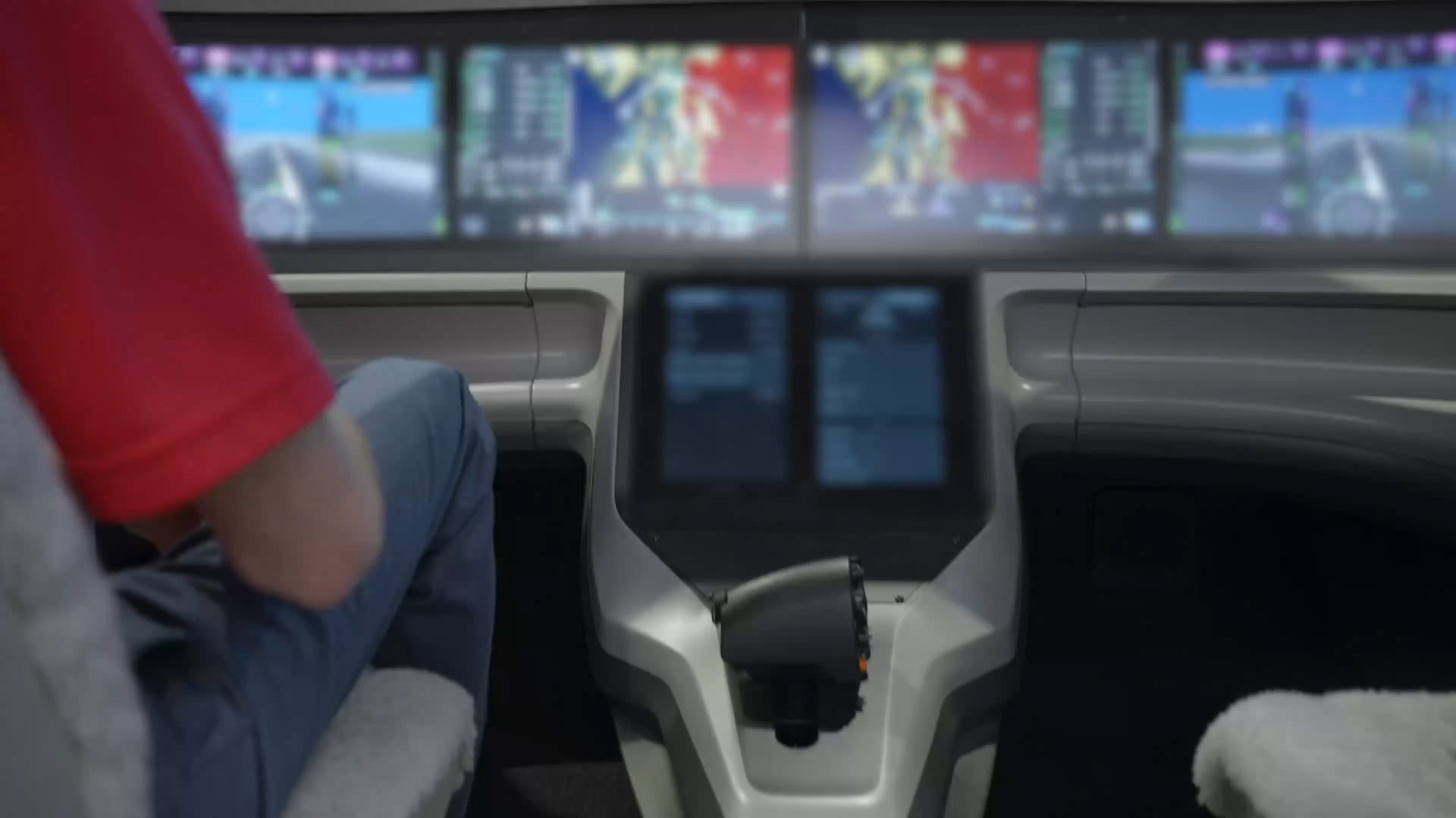 Close image of cockpit heads up displays