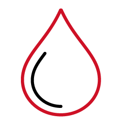 Icon of a water droplet