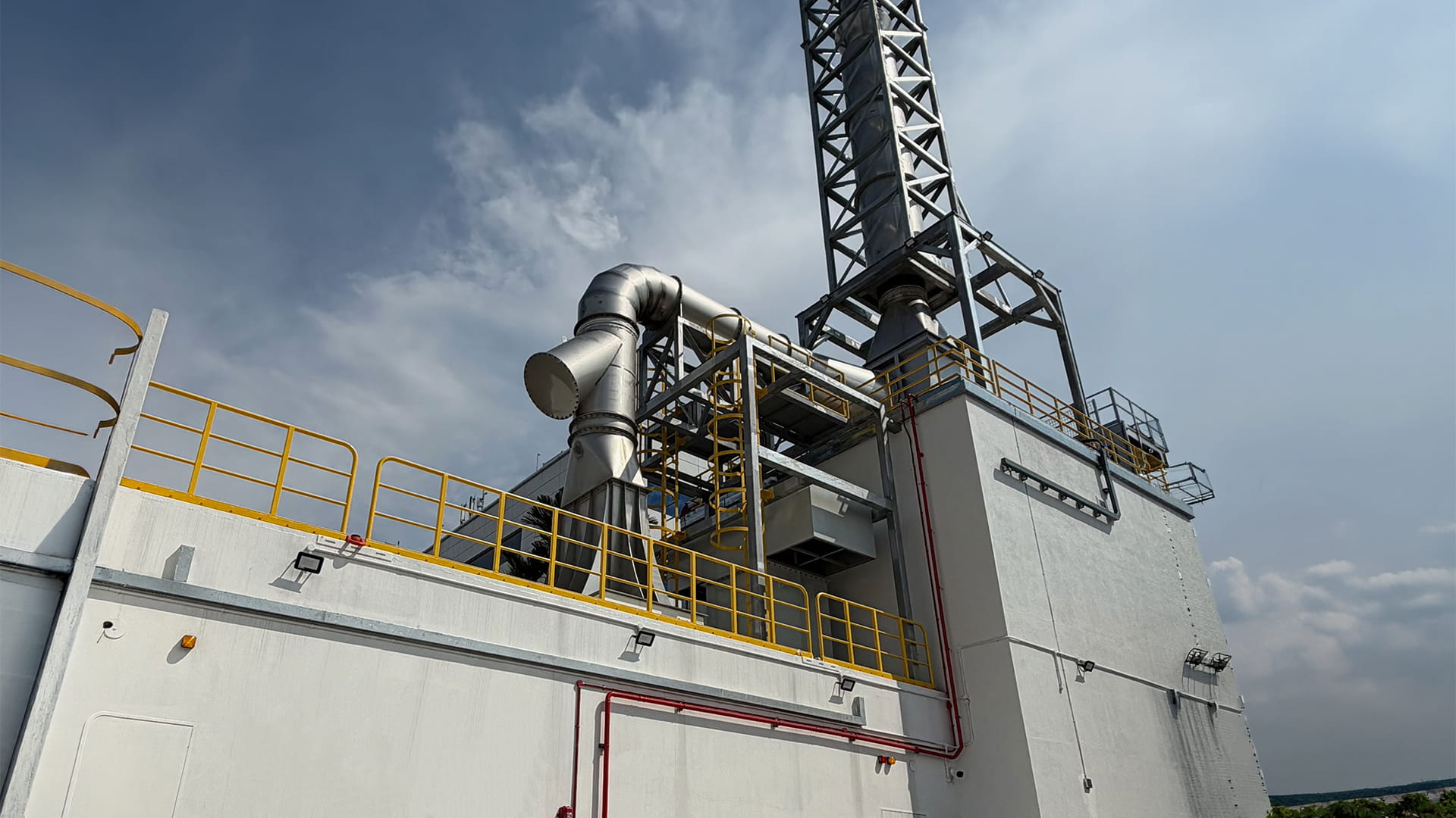 A modular test cell for Pratt & Whitney Canada's PT6C-67C turboshaft engine