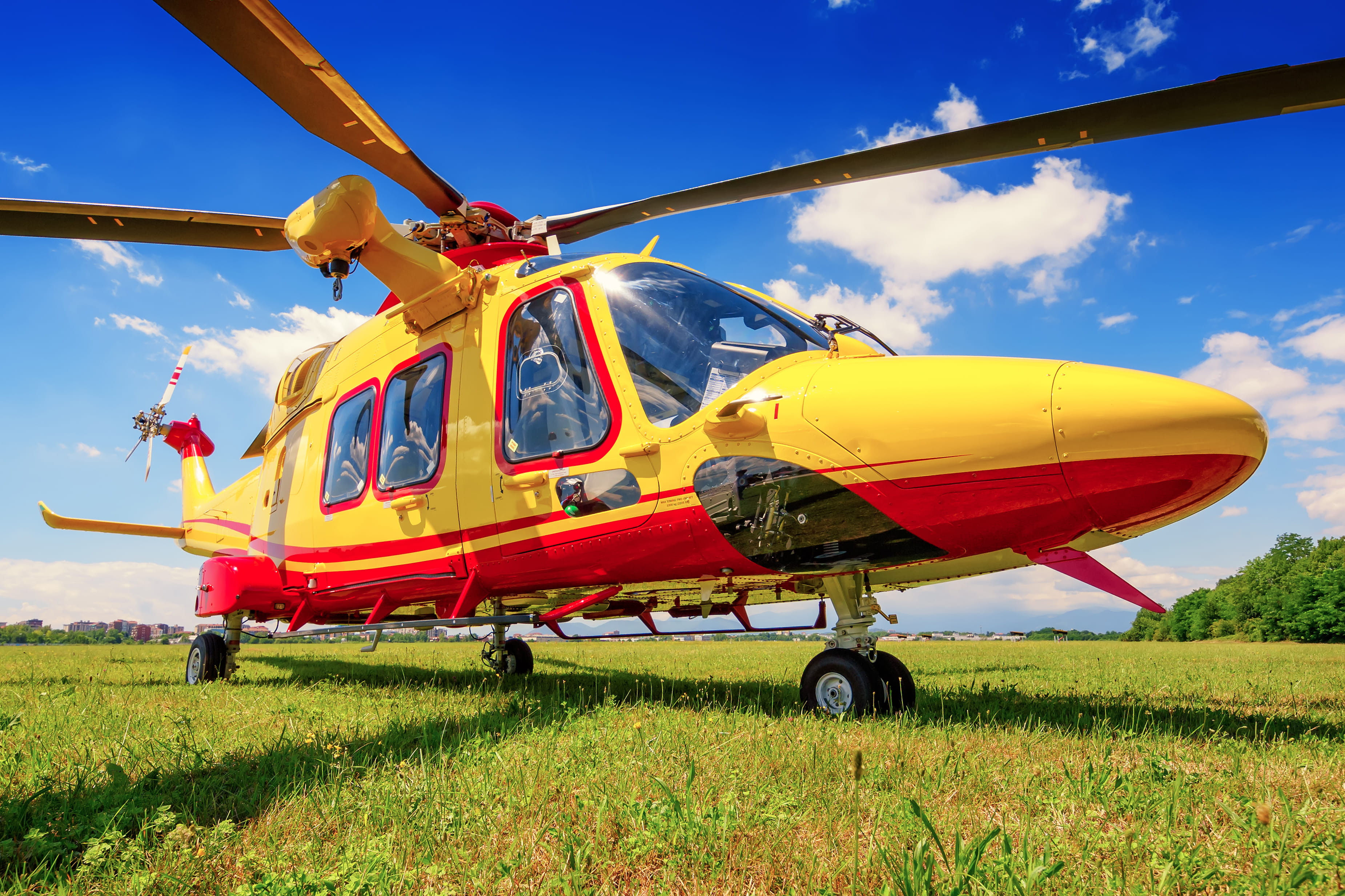 helicoptere jaune