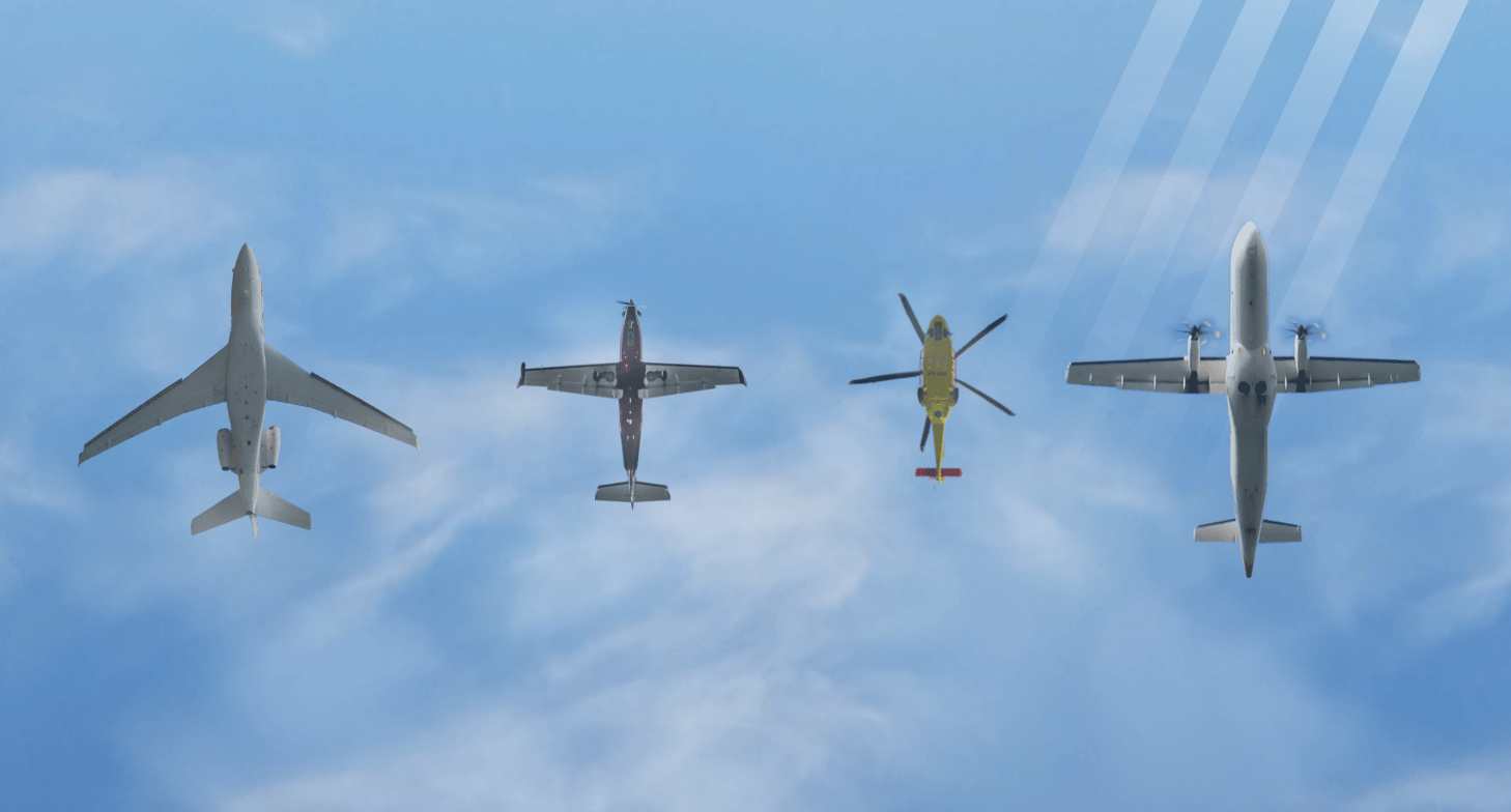 Four aircraft