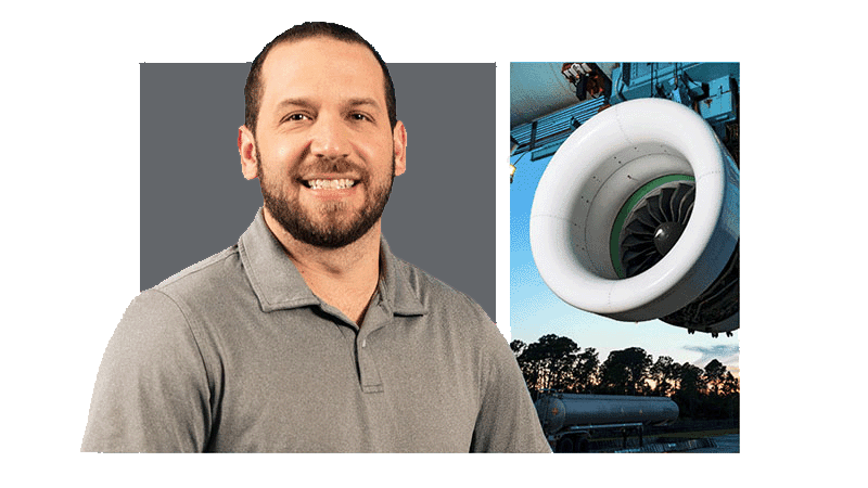 A man in a gray shirt