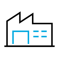 Factory  graphic icon