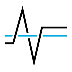 pulse line graphic icon