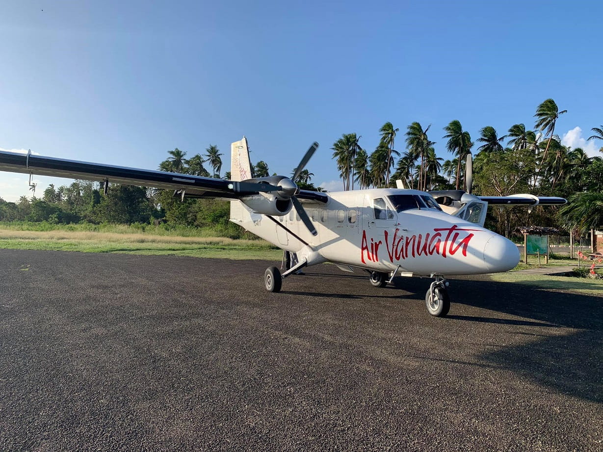 AirVanuatu at Norsup Airport Malekula Island